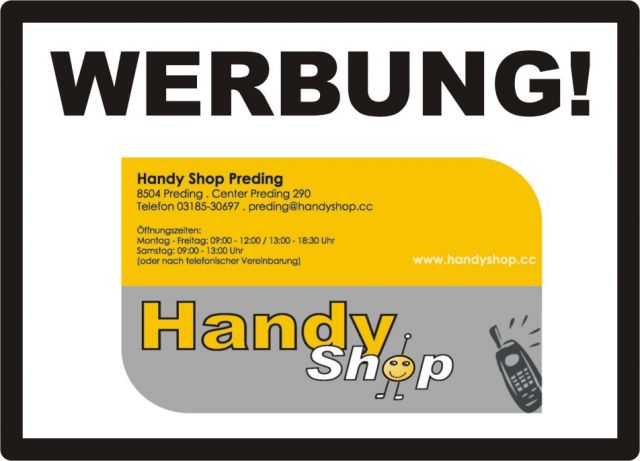handyshop-preding werbung