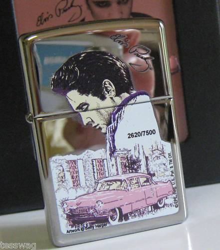 Zippo Elvis Pink Cadillac Limited Edition  24780 bild5.JPG